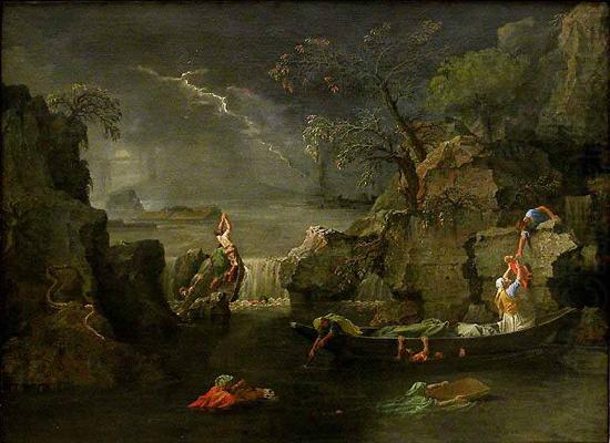 Nicolas Poussin L Hiver ou Le Deluge china oil painting image